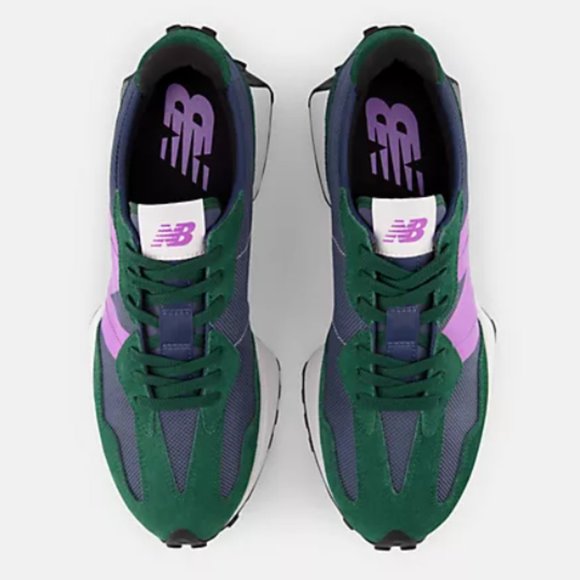 New Balance 327 Men's Casual Sneakers Shoes  Green Indigo various sizes - Picture 5 of 9